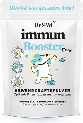 Produktbild von Dr. SAM ImmunBooster Cat – Immunsystem Ergänzungsfutter 90g