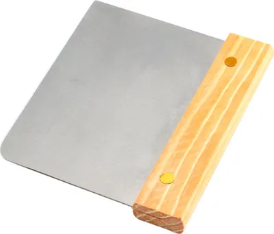Produktbild von Edelstahl Schaber Backen Gebäck Werkzeuge Holzgriff Teig Schaber Cutter Küche Backen Schneiden Werkzeug