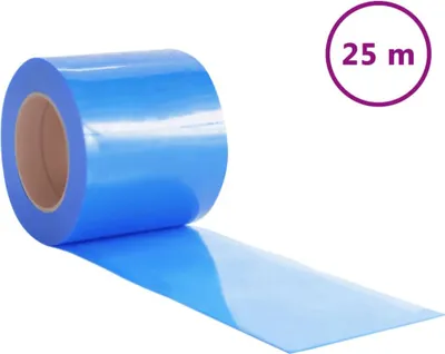 Obrázek produktu pro vidaXL Závěs na dveře modrý 200x1,6 mm 25 m PVC
