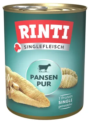 Produktbild von RINTI Singlefleisch Pansen Pur, Adult, Rind, 800 g