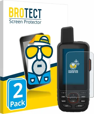 Produktbild von 2x BROTECT Schutzfolie für Garmin GPSMAP 66i Displayschutz Displayschutzfolie Folie Matt Entspiegelungsfolie