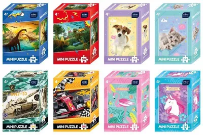 Immagine prodotto di Puzzle mini 54 pezzi Interdruk – ideale per bambini dai 4 anni in su – giocattoli educativi che stimolano lo sviluppo