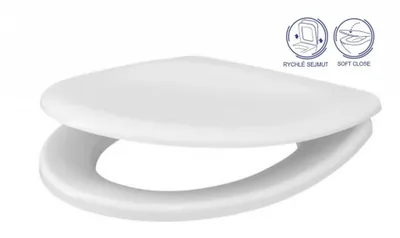 Image de Moduo/Delfi Dur Softclose Eo Toilet Seat (K98-0191)