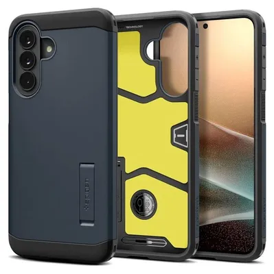Image de Spigen Tough Armor, Coque, Samsung, Galaxy A57 5G, 17 cm (6,7 pouces), Bleu foncé