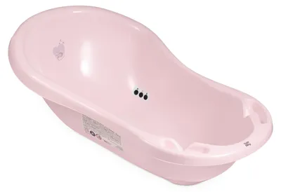 Immagine prodotto di Bagnetto per neonati e bambini fino a 12 mesi, con tappo e tappetino antiscivolo, in plastica senza BPA, lunghezza: 84cm