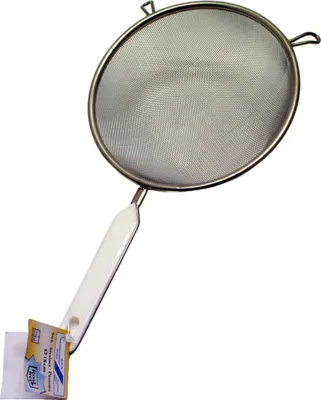 Produktbild von Küchensieb Stielsieb Edelstahlsieb d= 18 cm Stiel mit Kunststoffeinlage L= 15 cm