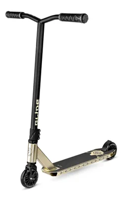 A professional studio shot of a stunt scooter.