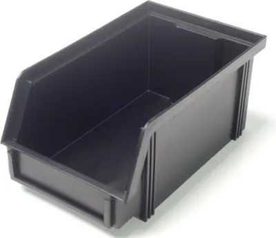 Produktbild von Warmbier Sichtlagerkasten, ESD, 235 x 145 x 125 mm 5320.4 (Greiffbehälter)
