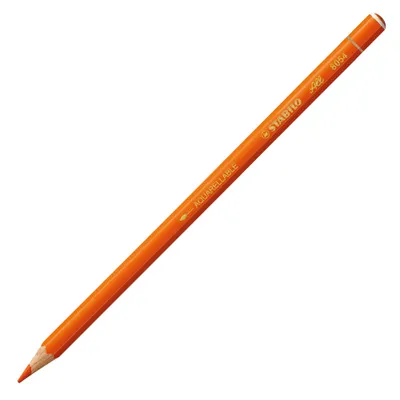 Obrázok produktu pre Farebná ceruzka na takmer všetky povrchy - STABILO All - jednoduchá ceruzka - oranžová