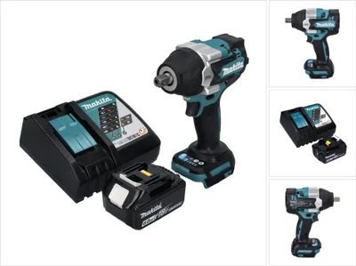 Immagine prodotto di Avvitatore a impulsi a batteria Makita DTW 701 RG1 18 V 700 Nm 1/2" XPT Brushless + 1x batteria ricaricabile 6,0 Ah + caricabatterie