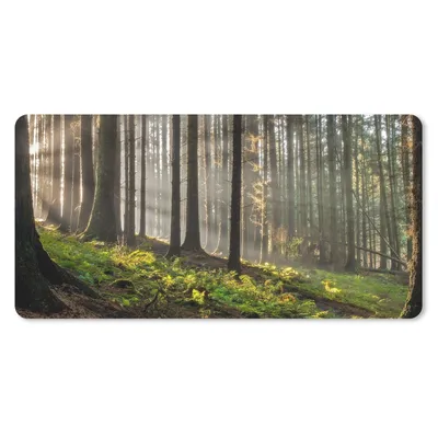 Produktbild von MuchoWow® Mauspad Mousepad Sonne - Äste - Bäume - Wald - Natur 60x30 cm - Mousepads - Maus Mat - Pad - Mausunterlage - Nachhaltig