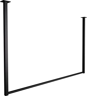 Produktbild von Kleiderstange HLO-CP90 120x80 cm  schwarz