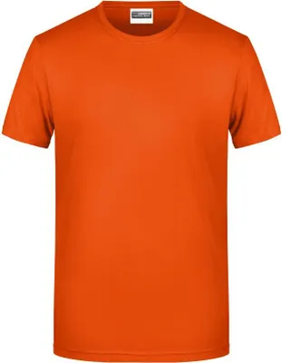 Produktbild von Men's Basic-T Herren T-Shirt in klassischer Form dark-orange, Gr. 3XL
