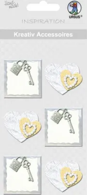 Produktbild von URSUS selbstklebende Accessoires für Scrapbooking und Kartengestaltung, 8 Stück