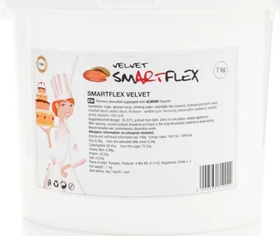 Obrázek produktu pro Velvet Mandle 7 kg (Potahovací a modelovací hmota na dorty)