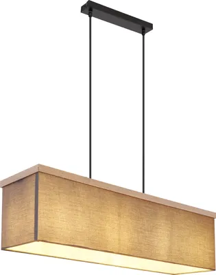Produktbild von Globo Lighting Hängeleuchte Metall schwarz matt, 4x E27 LED