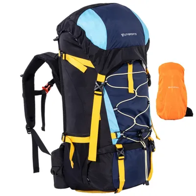 Produktbild von Wanderrucksack Wanderrucksack Rucksack mit Rückenbelüftung Trekkingrucksack aus atmungsaktivem Camping Rucksack Fahrradrucksack, Sportrucksack