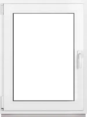 Obrázek produktu pro Framex sklepní okno PVC okno bílé Šířka x výška 70 x 100 cm (700 x 1000 mm) dvojité (32 mm) otočné/sklopné DIN levé - Premium - všechny velikosti