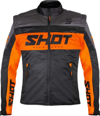 Immagine prodotto di Giacca da motocross Shot Softshell Lite, nero/arancio, 2XL