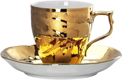 Imagen del producto de Rosenthal Espresso-/Mokkatasse 2-tlg. Rosenthal Heritage Midas 10480-408684-14720