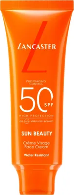 Immagine prodotto di Lancaster Sun Beauty Face Cream, Crema Solare Viso Spf50, Formula Ultra-Leggera, Non Untuosa E Perfettamente Invisibile Sulla Pelle, 50 Ml