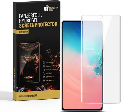 Produktbild von 6x Panzerfolie für Samsung Galaxy S10 Lite HYDROGEL FULL-COVER Displayschutz KLAR