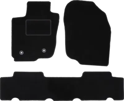 Image de Tapis en velours noir pour : Toyota RAV4 III SUV (2006-2013)