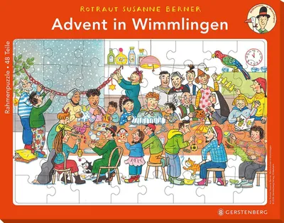 Produktbild von Rahmenpuzzle Advent in Wimmlingen - 48 Teile