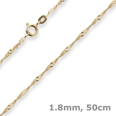 1-8mm-Singapurkette-aus-585-Gelbgold-50cm