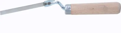 Zdjęcie produktu dla Aqbau® Paca do spoinowania Paca do spoinowania Drewniany uchwyt Szpachelka do spoinowania Stal nierdzewna (8 mm)