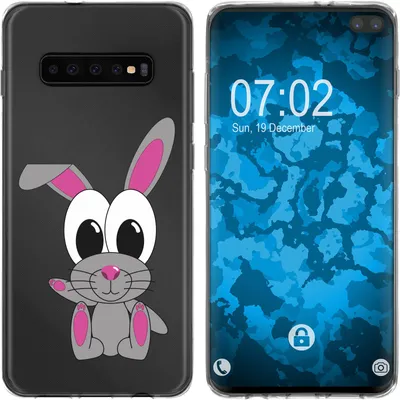 Produktbild von PhoneNatic Case kompatibel mit Samsung Galaxy S10 Plus Silikon-Hülle Cutiemals M4