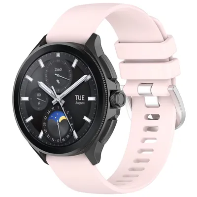 Image de Pour Xiaomi Watch S3 de haute qualité bracelet en silicone Brillant surface rose Watch remplacement bracelet