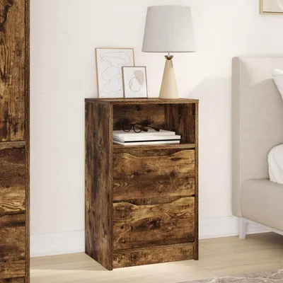 Obrázek produktu pro vidaXL Noční stolek z kouřového dubu 40 x 30 x 467 cm materiál na bázi dřeva