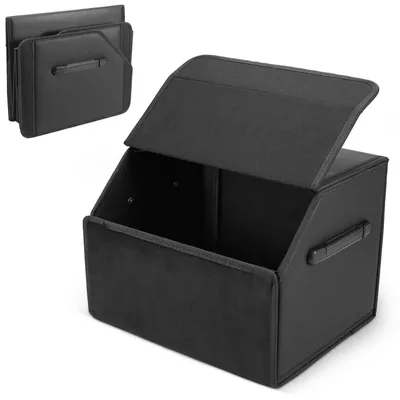 Immagine prodotto di Organizzatore per il bagagliaio con coperchio, dimensioni 38x31x30 cm, pieghevole, colore nero