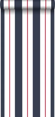 Immagine prodotto di ESTAhome Carta da parati a righe blu e rosse - 136415 - 53 cm x 10,05 m