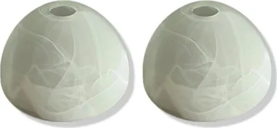 Produktbild von Lampenschirm 2er Set Prestige, E 14 u.a. für Led Glas, Schirm,Ersatzglas, Schirm, Ersatzschirm, Lampenglas für Pendellampe, Tischlampe, Fluter