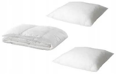 Produktbild von IKEA SILVERTOPP Sommerdecke und Kissen 200x200 cm