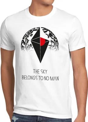Produktbild von BaumwolleCloud The Sky belongs to No Man Herren T-Shirt