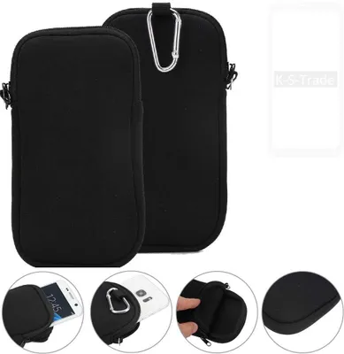 Produktbild von K-S-Trade Neopren-Hülle Handyhülle kompatibel mit OnePlus OnePlus 8 Pro Schutzhülle Neoprenhülle Sleeve Schutz-Hülle Gürtel Tasche Case Holster