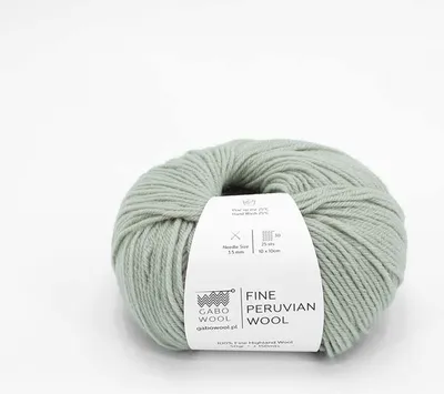 Zdjęcie produktu dla Włóczka Gabo Wool Fine Peruvian Wool 8562 / szałwia