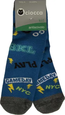 Immagine prodotto di Un paio di calze calzini CIOCCA basso antiscivolo antisdrucciolo bimbo ragazzo uomo articolo 4/491A, 2-6/8 - scarpa 29/34, Cotone 82%,Poliammide 17%,Spandex 1%