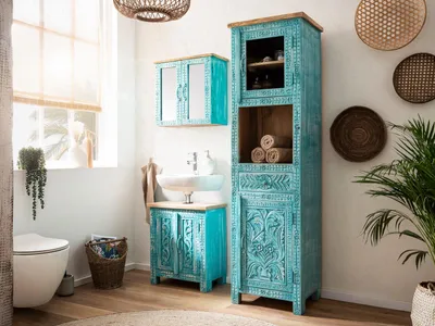 Produktbild von Badset Santa Cruz blau 3-teilig