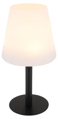 Produktbild von RGB LED Solar Tischleuchte, schwarz, weiß, Farbwechsel, H 30 cm