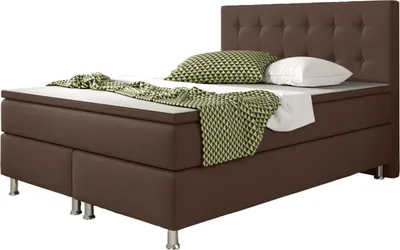Produktbild von Inter Handels Boxspringbett Köln, 140x200, Braun