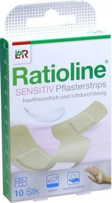 Immagine prodotto di Strisce di cerotto sensibili Ratioline in 2 misure 10 pz
