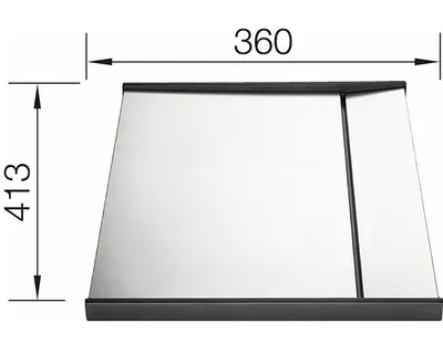 Produktbild von BLANCO Anlegbarer Tropf SteelArt