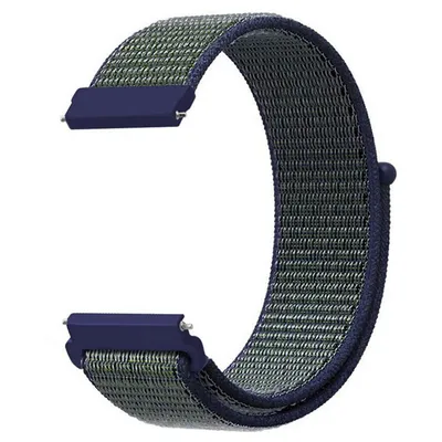 Produktbild von FFO2World 22-mm-Nylon-Klettarmband für Smartwatches – Kompatibel mit Samsung, Polar, Garmin, Huawei GT 6 (46 mm) – Farbe 2