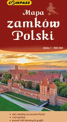 Image de Carte des châteaux polonais - (Buch auf Polnisch)