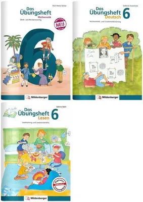 Immagine prodotto di Sicher ins 7. Schuljahr - Paket: Rechnen - Schreiben - Lesen - Grammatik · Klasse 6