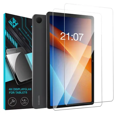 Produktbild von 2x 4H Tablet Schutzglas für Samsung Galaxy Tab A8 10.5 Zoll Displayglas Displayschutz